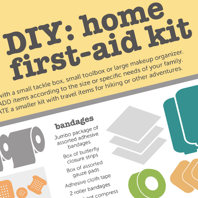 how to make a first aid kit at home