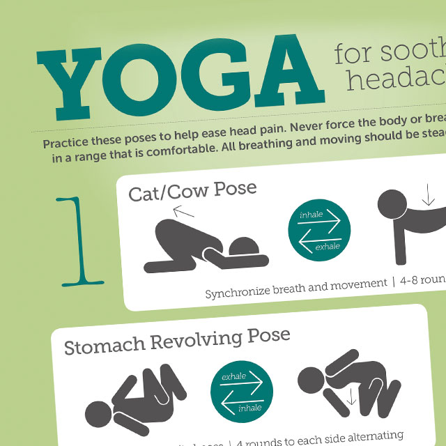reduce headache pain with yoga