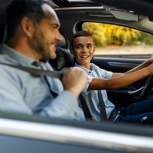 Teaching teen to drive